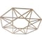 Ekena Millwork Guardian Wood Fretwork Pierced Ceiling Medallion, Birch, 28"OD x 10 7/8"ID x 1/4"T CMWP28X28X0250GDBI - alternate 5